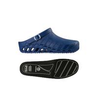 Scholl Clog Evo Blue + Scholl PRO Antistatic Insoles with Memory Cushion for Clog Evo - Blue/Black