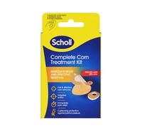 Scholl Complete Corn Removal Treatment Kit, 1 Pack - Medicated Action with Salicylic Acid, Includes 6 Pads, 6 Medicated Discs, and 9