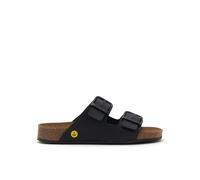 Scholl Cork PRO 2 Buckle, Unisex Adult Flat Sandals, EU 46 - UK 11, Black, 11.5 UK