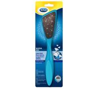 Scholl Diamond Crystal Double Action Foot File Abrasive Surface for Calluses and Corns, Smooth Surface to Finish, Non-Slip Grip