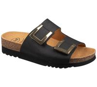 Scholl Dr Monterey 2 Straps Women's Sandal, Black, 8 UK