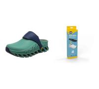 Scholl Evoflex Green PRO Antistatic Insoles with Memory Cushion for Evoflex - Green/Black