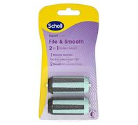 Scholl Expert Care 2-in-1 File and Smooth Foot File Refills - Scholl Replacement Roller Heads - 1 Unit Contains 2 x Replacement Rollers