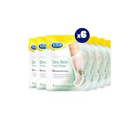 Scholl Expertare Dry Skin Foot Mask - Nourishing Foot Mask with Coconut Oil, Urea, and Shea Butter - Up To 24-Hour Moisture for Dry Foot Skin - 6 Pairs of Foot Mask Socks
