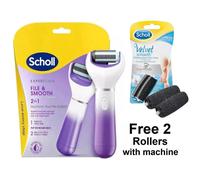 Scholl ExpertCare 2in1 Dual Speed Foot File + 2 Rollers