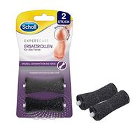Scholl Expertcare Replacement Rollers for The Heel, Refill Pack for scholl Electric Callus Remover, with Diamond Particles, 2 Rollers.