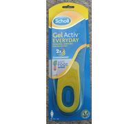 Scholl Gel Activ Everyday Insoles For Women - Comfort 3.5-7.5 UK Size