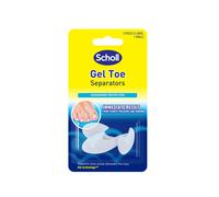Scholl Gel Toe Separator - Immediate Pain Relief from Rubbing Between Toes, Toe Spacers, Ideal for Sore Spots, Corns and Blisters, Toe Separators for