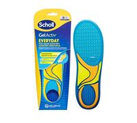 Scholl GelActiv Everyday insoles for men, comfortable feet all day, Memory foam cushioning and GelWave technology adapt to the feet and provide ultimate comfort