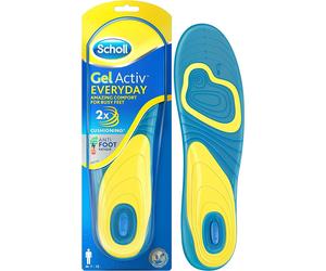 Scholl GelActiv™ Everyday Insoles Sizes 7 to 12 Heel Knee and Ankle Support