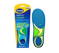 Scholl GelActiv Trainer Insoles for Women, All Day Comfort Running Shoe Insoles, Super Shock Absorption and Springiness with GelWave Technology, UK Size 3.5-7.5