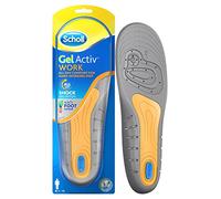 Scholl GelActiv Work Insoles for men. GelActiv shock absorption insoles for working all day, or standing all day, Insoles for work boots or work shoes. UK Shoe Size 7-12, 1 Pair
