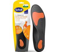 Scholl in-Balance Lower Back Plantar Pain Relief Low Back Pain Relief Double Layer Gel Insoles with Flexible Lumbar Support Size S (37-39.5), 1 Pair