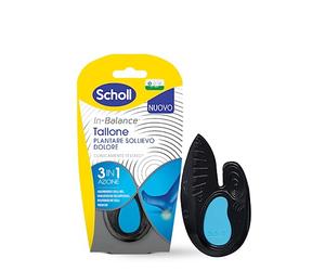 Scholl In-Balance Pain Relief Shock Absorbing Insoles for Heel, Heel, Achilles Tendon, Size S, Men and Women