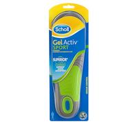 Scholl Insoles Men's Sport Gel Active UK Shoe Size 7-12