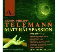 Scholl / Kammerchor der Biedritzer Kantorei - Telemann: St Matthew Passion (1758) - CD - US Import