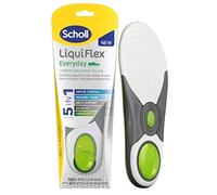 Scholl LiquiFlex Everyday Insoles for Women, 5-in-1 Supportive Insoles with Memory Foam, Arch Support, GelActiv, and Odour Control - Trim to Fit Your Walking Boot/Shoe - UK Size S (3.5-7.5), 1 Pair