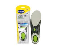Scholl LiquiFlex Everyday L Comfort Insoles, More Memory Foam Cushioning and Arch Support, Pack of 2