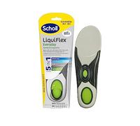 Scholl LiquiFlex Everyday S Comfort Insoles with More Memory Foam Cushion and Arch Support, Pack of 2