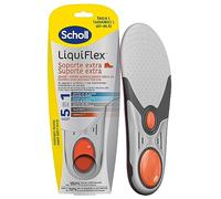 Scholl LiquiFlex Extra Support Gel Insoles for Men - with Memory Foam and Memory Foam, Odor Control, Cuttable for Work Boots and All Types of Shoes, Size 41-46.5