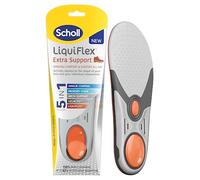 Scholl Liquiflex Extra Support Work Insoles for Men - Work Boot Insole, UK Size 8-12, 1 Pair of trimmable Gel Insoles with Memory Foam and Arch Support