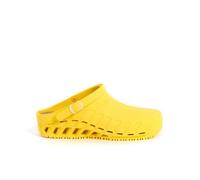 Scholl Men's Clog Evo Health Care Professional Shoe, Yellow, 6/6.5 UK