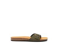 Scholl Men's Didier Sandal, Green, 8.5 UK