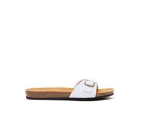 Scholl Men's Didier Sandal, White, 12.5 UK