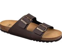 Scholl Men's Julien Sandal, Dark Brown, 13 UK