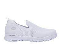 Scholl Men's Jump Slip On Health Care Professional Shoe, White, 11 UK