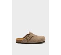 Scholl Men's Oliver Felt Clog Light Brown | Size: 40 Scholl Light Brown 40