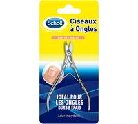 Scholl Nail Care Clippers Fingernail Toenail Heavy Duty Stainless Steel Cutting