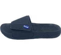 Scholl Nautilus, Men's Slide Sandal, Black, 39 EU, Black, 7 UK