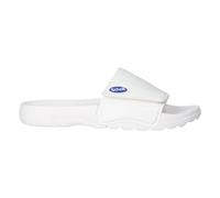 Scholl Men's Nautilus Slide Sandal, White, 10.5 UK
