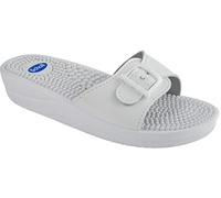 Scholl New Massage, Sandali Donna, Bianco, 40 EU