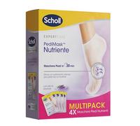 Scholl Nourishing Pedimask with Lavender Oil, Foot Mask with Moisturizing and Regenerating Action, 4 Pairs of Moisturizing Socks for Smooth and Soft Feet, Posing Time: 20 Minutes