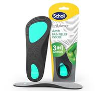 Scholl Orthotic Arch Support and Pain Relief Insoles, 3-in-1 Orthopaedic Insoles for Arch and Ball of Foot Pain Relief, Shock Absorption & Support - Small - UK 4.5-6.5