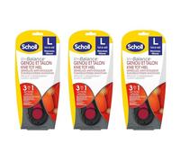 SCHOLL Pack of 3 In-Balance Pain Relief Knee & Heel Insoles Size 3 - L 42.5-45