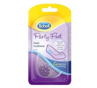 Party Feet Gel Heel Cushions with GelActiv Technology for Pressure Protection and Heel Comfort - Suitable for Most Shoes, Including High Heels and