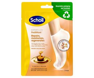 Scholl Pedimask moisturizing manuka honey foot mask, 2 pcs.