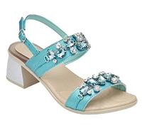 Scholl RAMBLA Gelactiv Sandals Colour Turquoise Size 37, turquoise, 5 UK