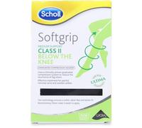 Scholl Softgrip C2 Below The Knee Compression Hosiery Small Black