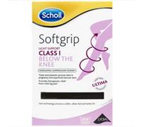 Scholl Softgrip Class 1 Knee Length Black Small