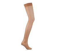 Scholl Softgrip Ultima Class 1 Thigh Length Compression Stockings, Natural, Closed Toe