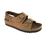 Scholl Unisex Air Bag Back Strap Medical Professional Shoe, Marrone, 5 UK