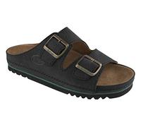 Scholl Unisex Air Bag Nublined-U Sandals, Black, 10 UK