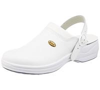 Scholl Unisex New Bonus Unpunched Medical Professional Clog, White, 6 UK