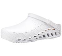 Scholl Unisex's Evo Medical Professional Clog, White, White, 9/10 UK
