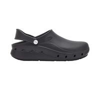 Scholl Unisex's Ultragrip Clog Medical Service Shoe, Black, 9.5 UK