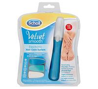 Scholl Velvet Electronic Nail Care System, Blue
